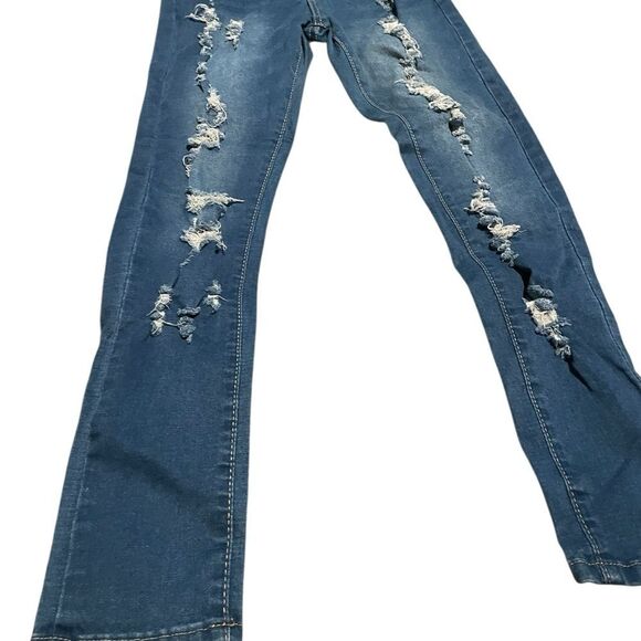 Vince Blue Co size 3 Distressed Blue Jeans excellent condition - Picture 1 of 3